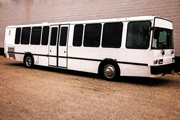 Party bus plush seating